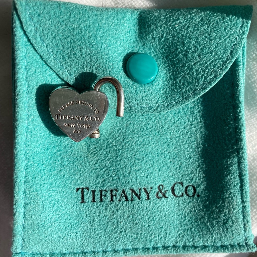 Tiffany & Co. Sterling Silver “Return to Tiffany” Heart Lock Charm - Picture 3 of 4
